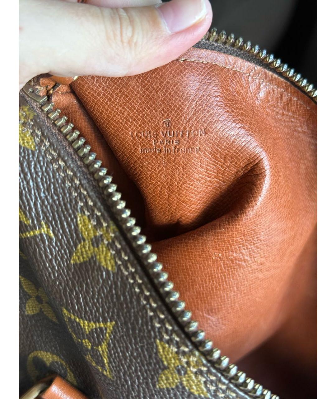 LOUIS VUITTON Коричневая сумка через плечо, фото 7