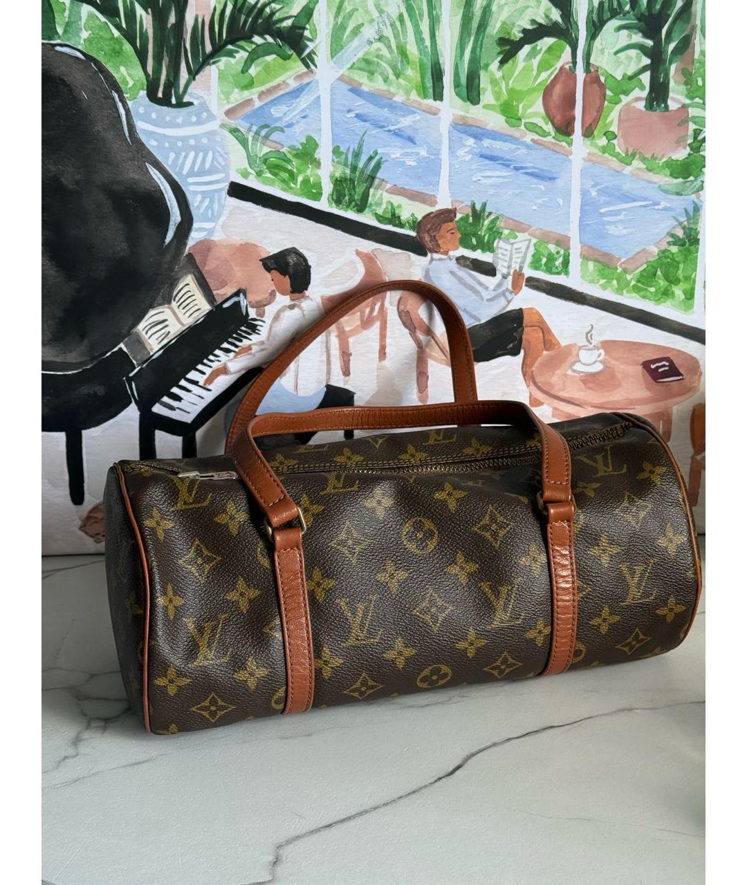 LOUIS VUITTON Коричневая сумка через плечо, фото 9