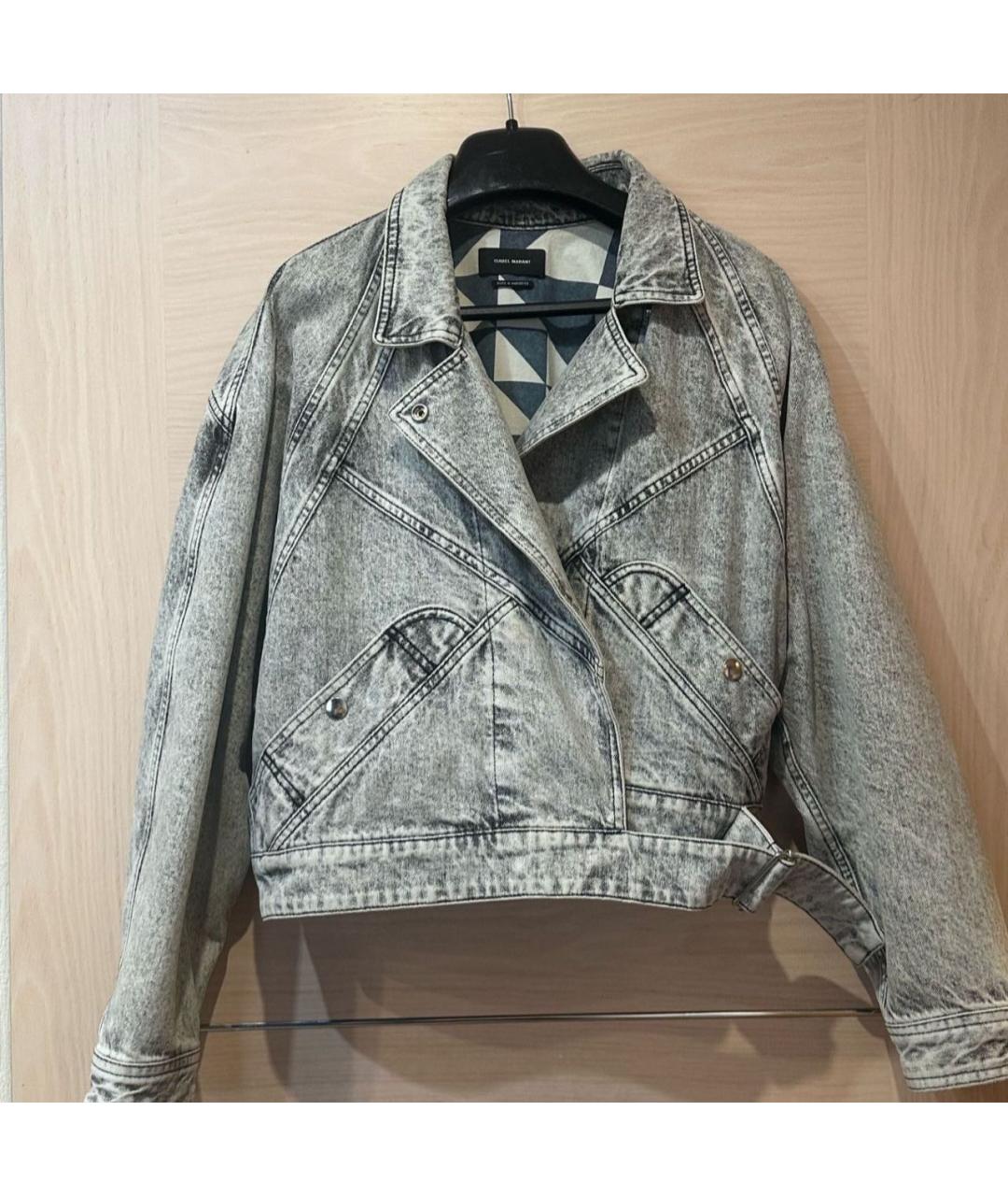 ISABEL MARANT Серая деним куртка, фото 3
