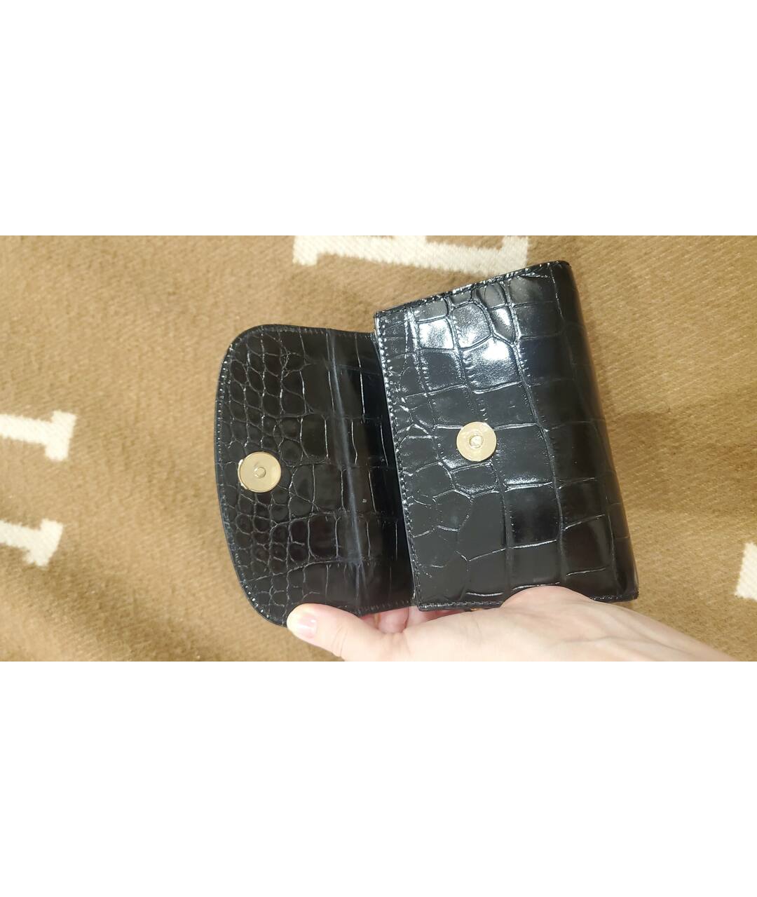 BY FAR Черная кожаная сумка тоут, фото 4