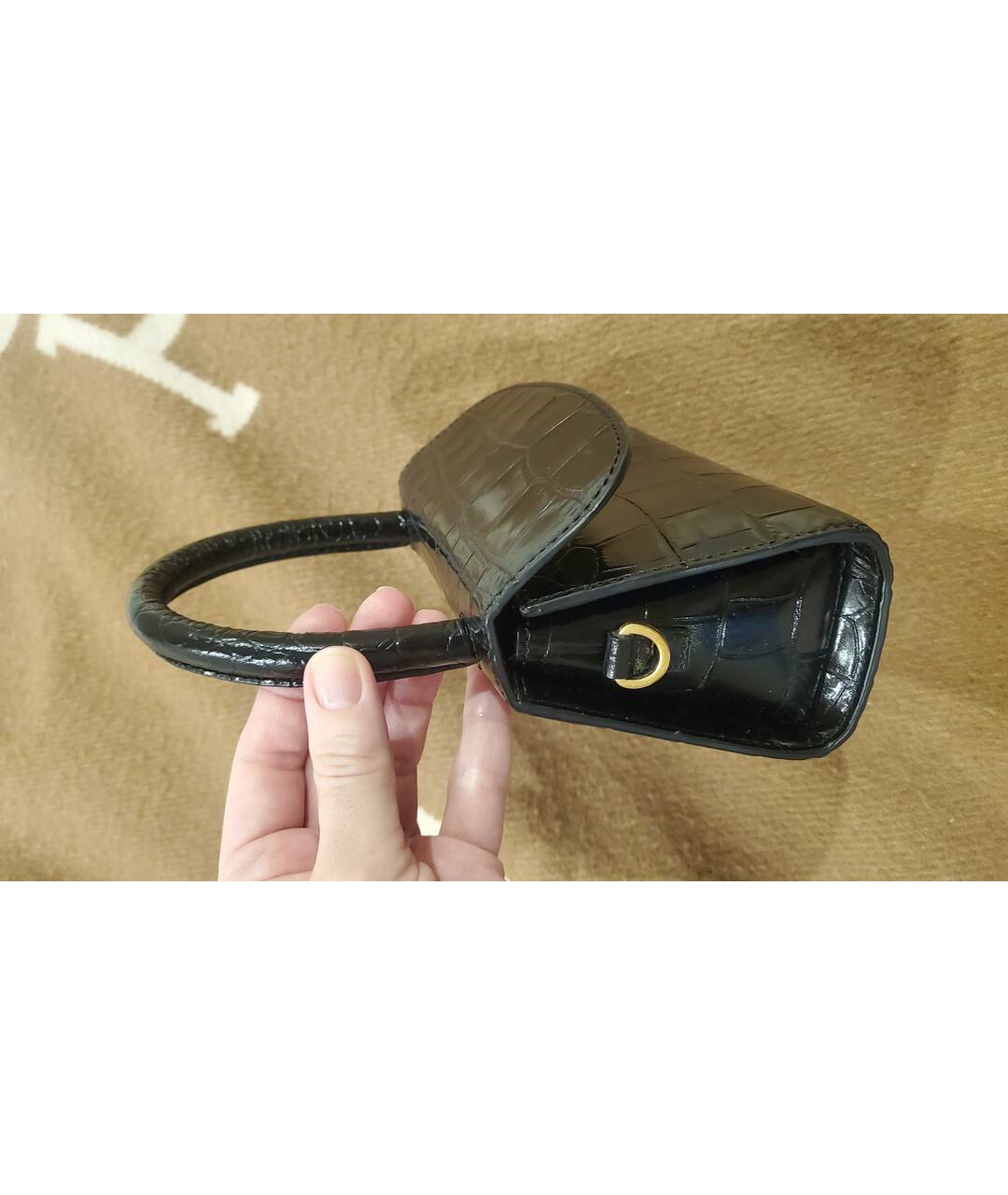 BY FAR Черная кожаная сумка тоут, фото 2