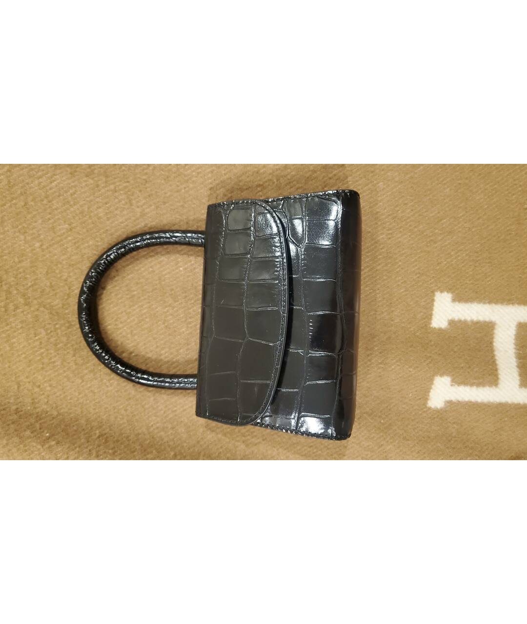 BY FAR Черная кожаная сумка тоут, фото 5