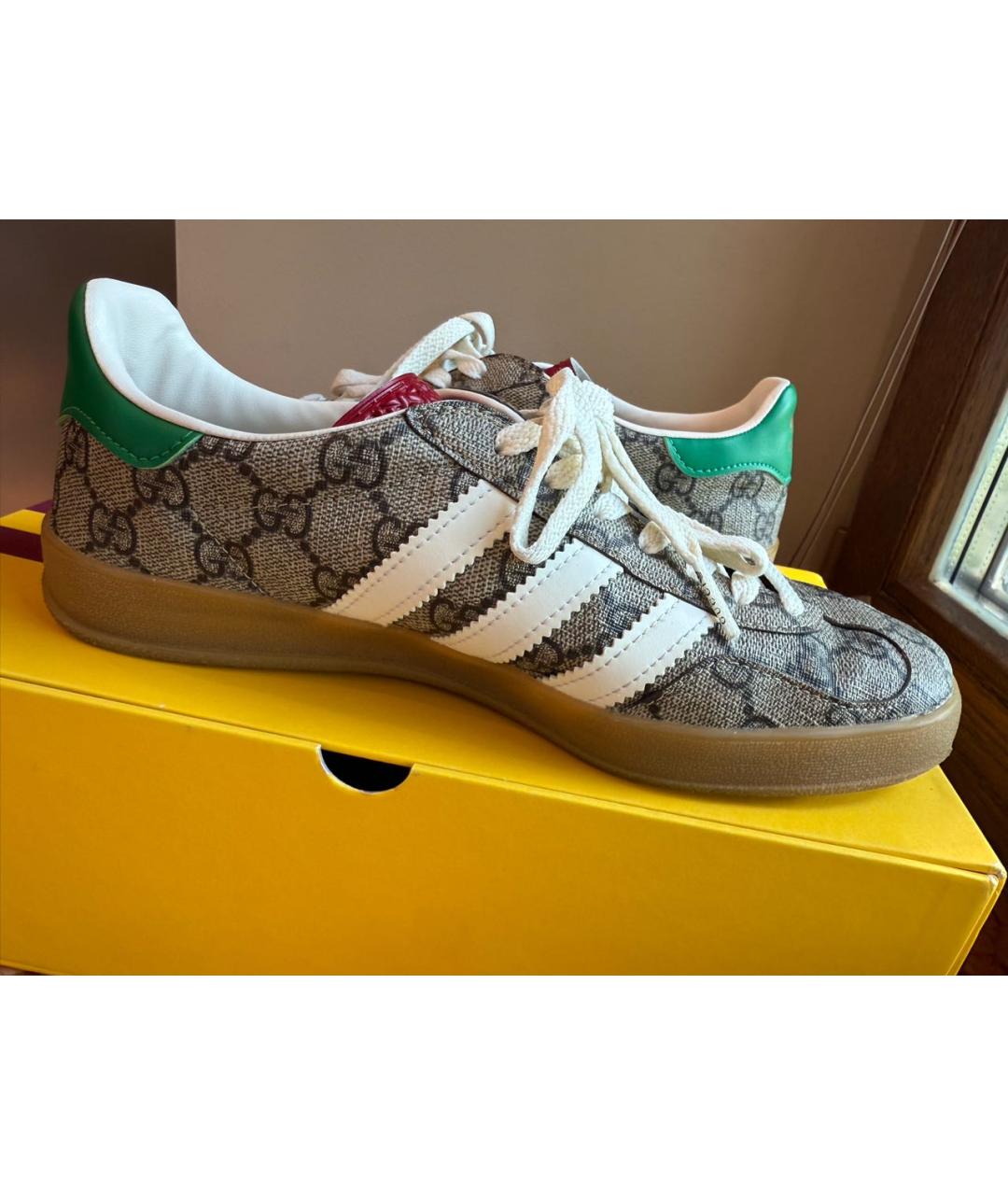 GUCCI Мульти кожаные кеды, фото 5