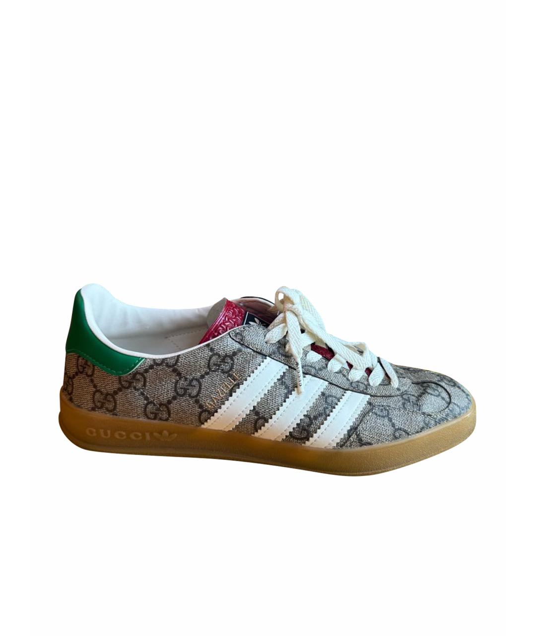 GUCCI Мульти кожаные кеды, фото 9