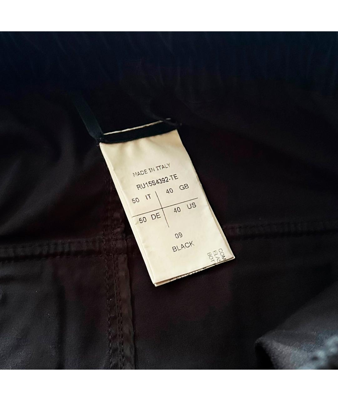 RICK OWENS DRKSHDW Черные хлопковые шорты, фото 5