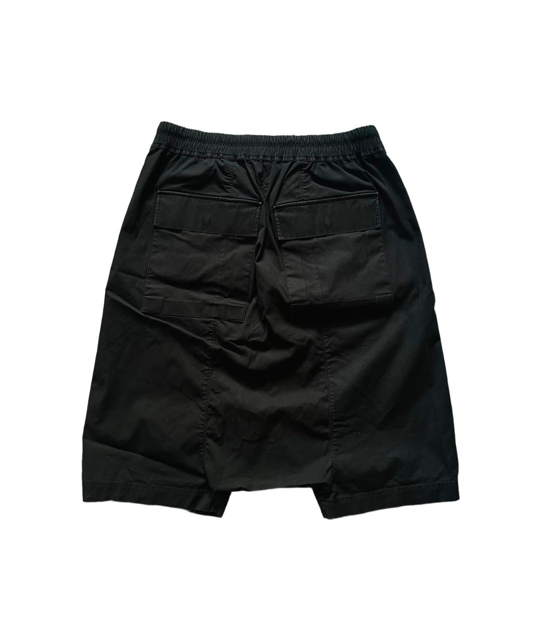RICK OWENS DRKSHDW Черные хлопковые шорты, фото 2