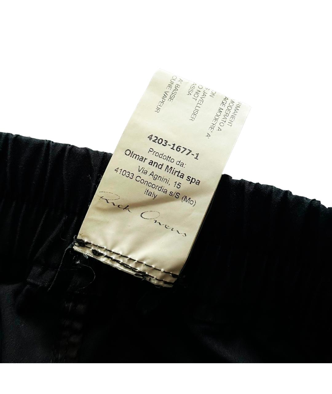RICK OWENS DRKSHDW Черные хлопковые шорты, фото 6