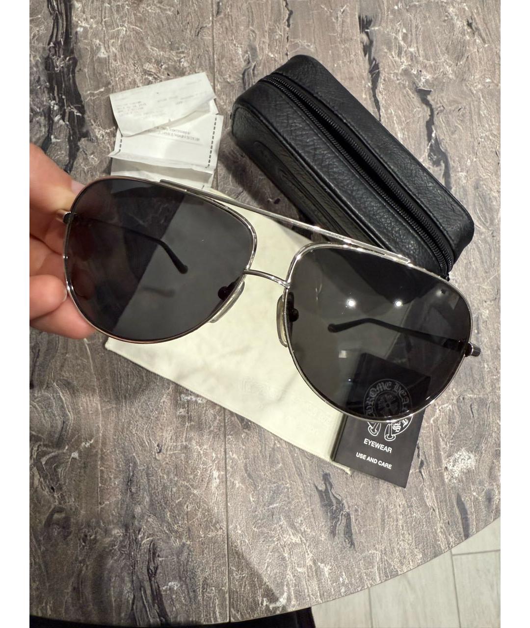 CHROME HEARTS Черные солнцезащитные очки, фото 5