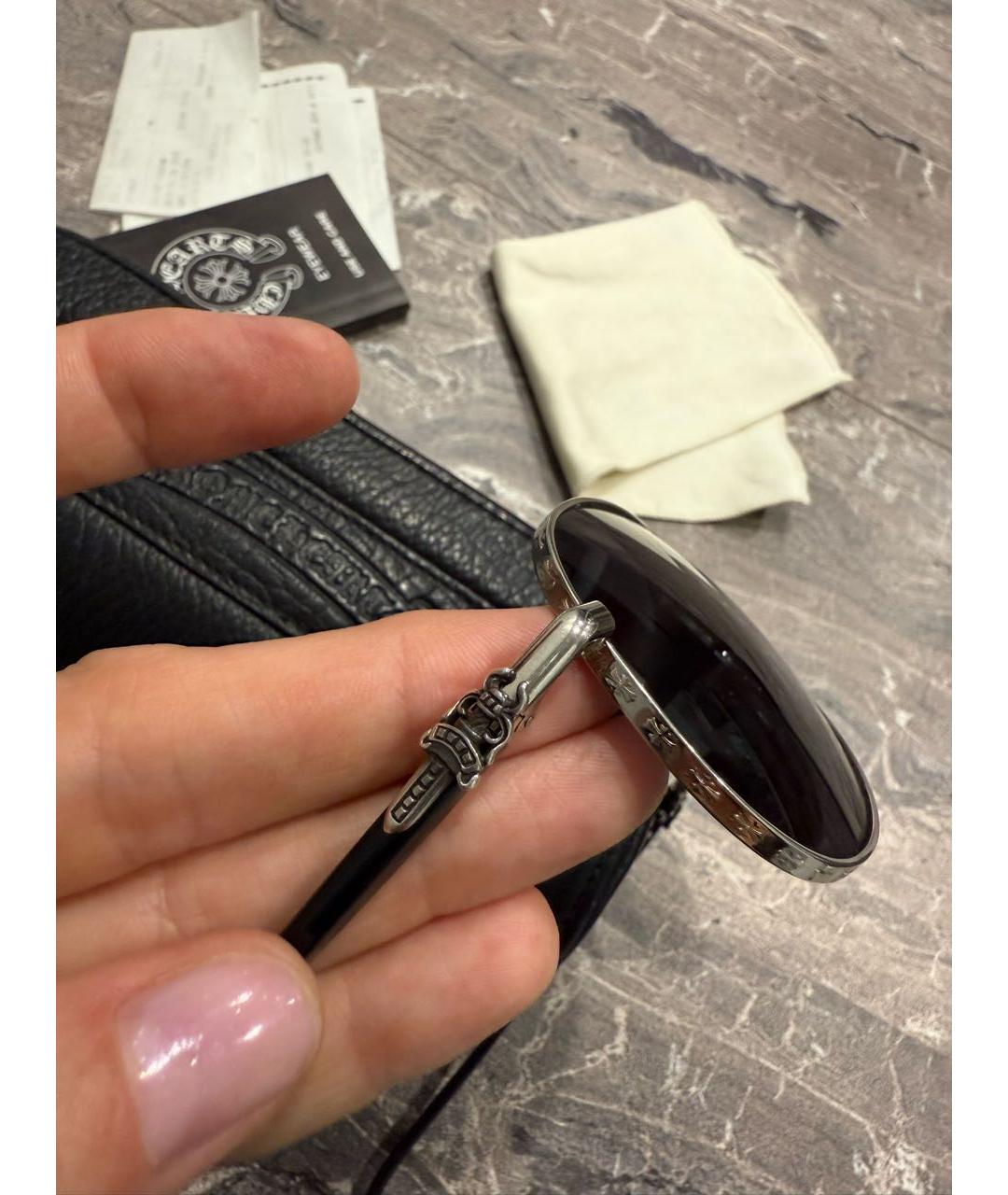 CHROME HEARTS Черные солнцезащитные очки, фото 6