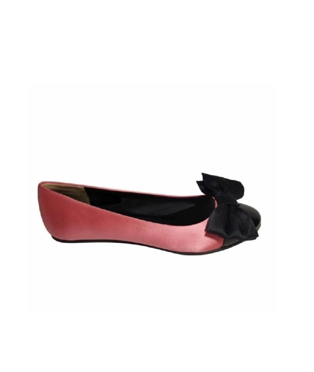LOVE MOSCHINO Розовые балетки, фото 6