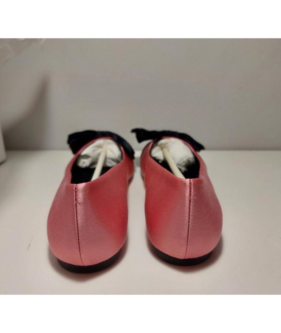 MOSCHINO Розовые балетки, фото 4