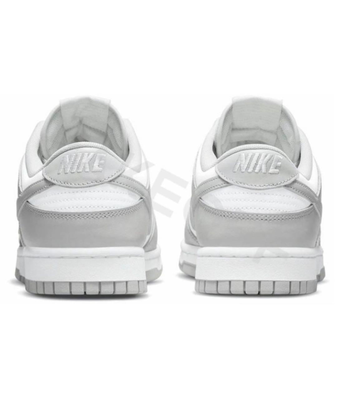 NIKE Белые кожаные низкие кроссовки / кеды, фото 5