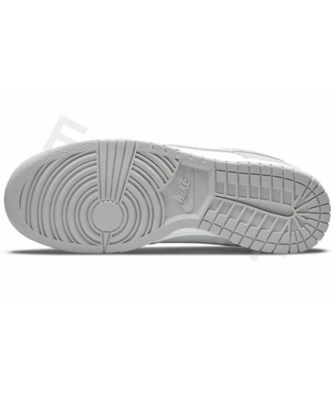 NIKE Белые кожаные низкие кроссовки / кеды, фото 6