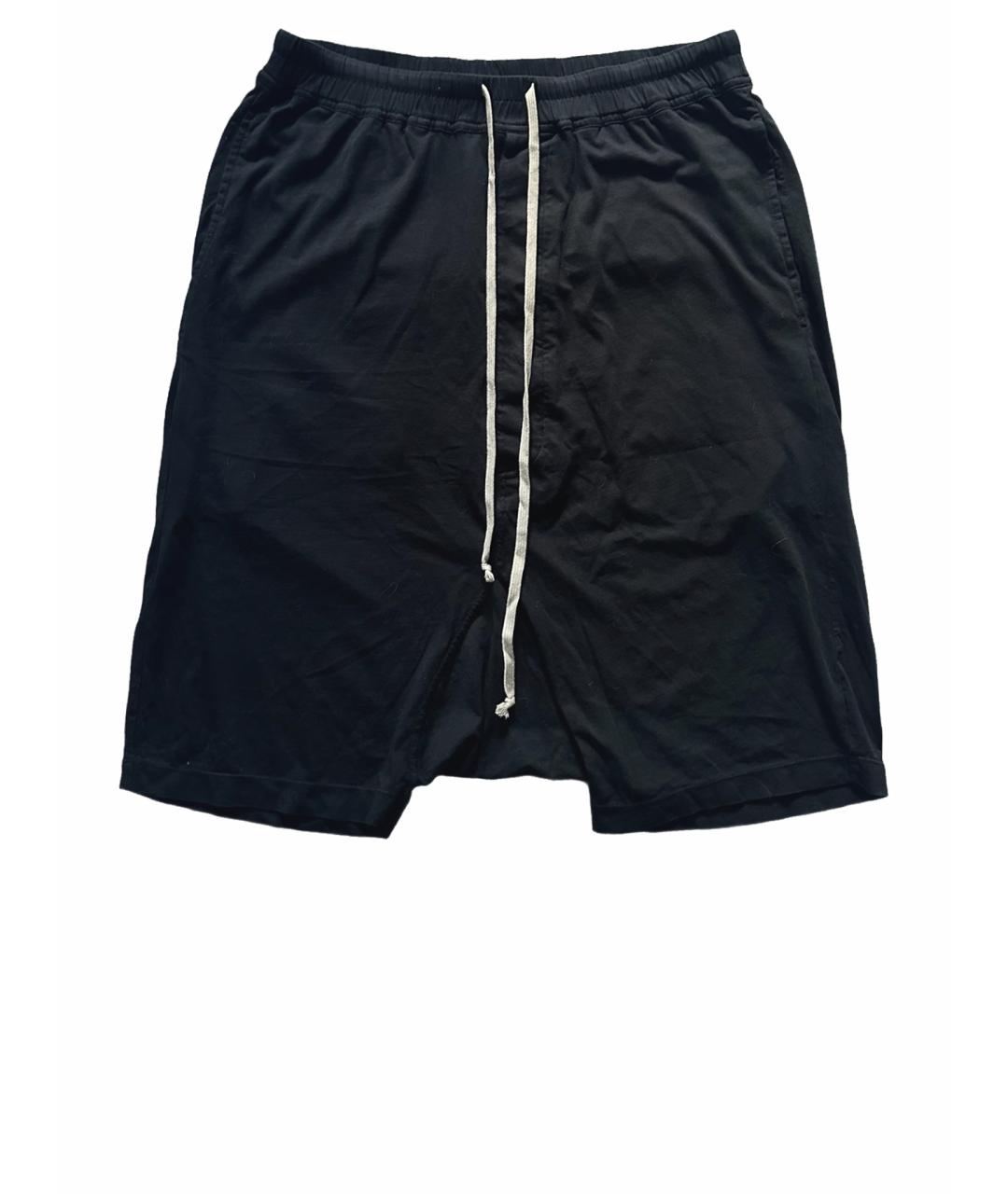 RICK OWENS DRKSHDW Черные хлопковые шорты, фото 1