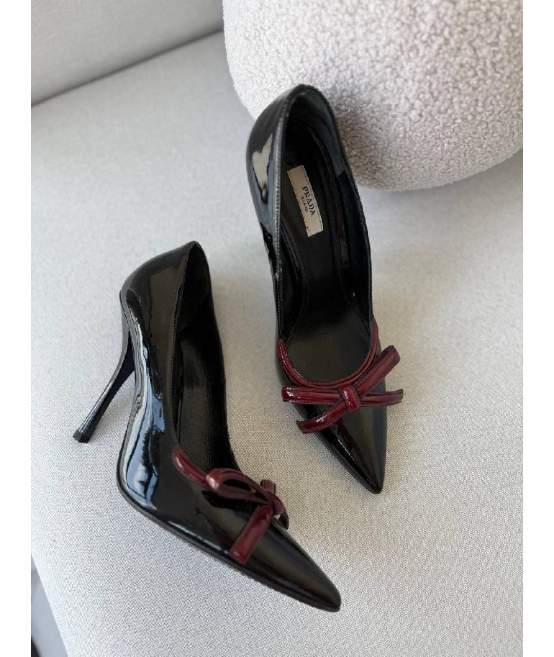 PRADA Черные туфли, фото 7