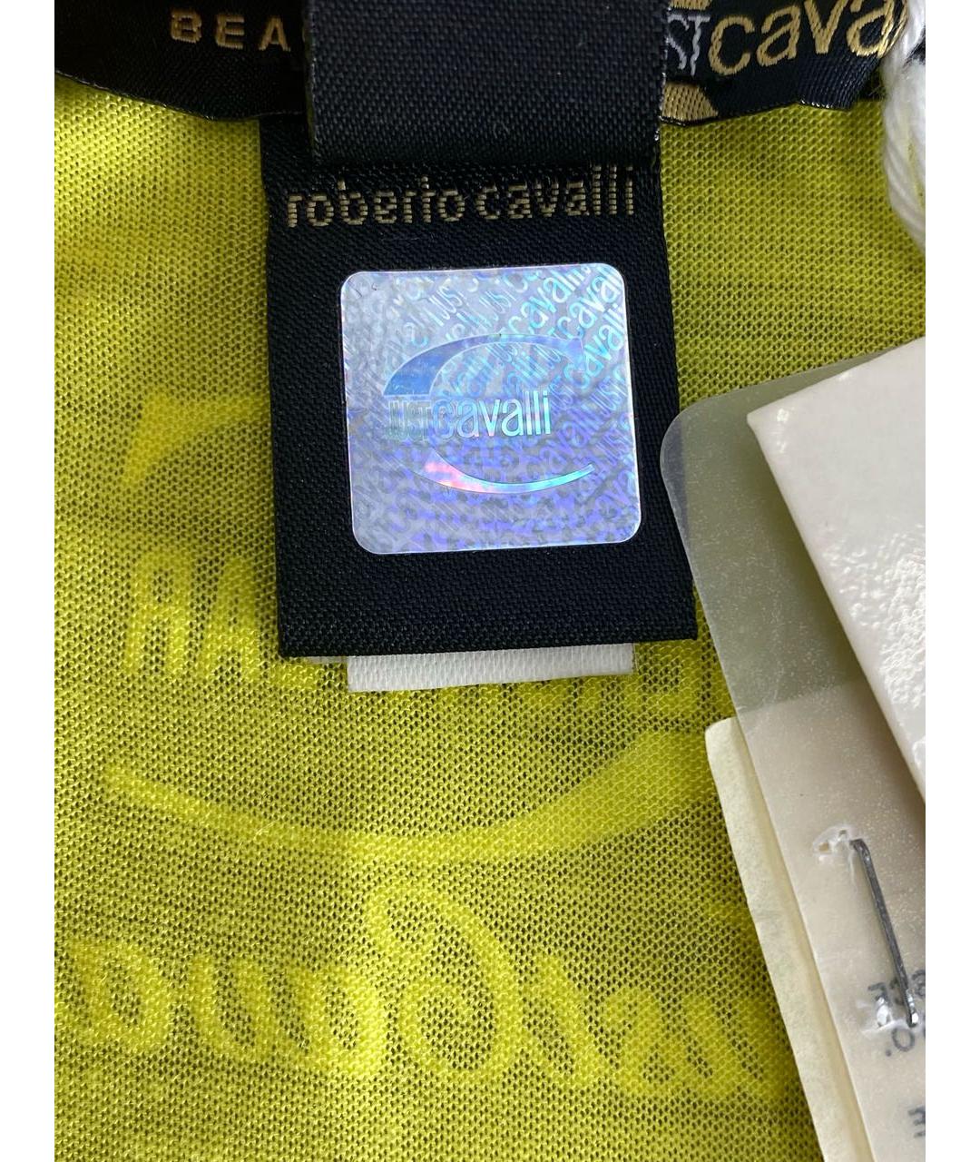 JUST CAVALLI Желтая майка, фото 7