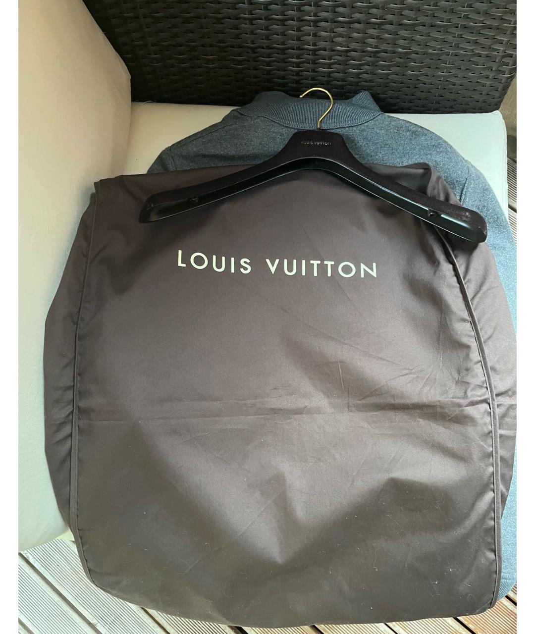LOUIS VUITTON Серая кожаная куртка, фото 6