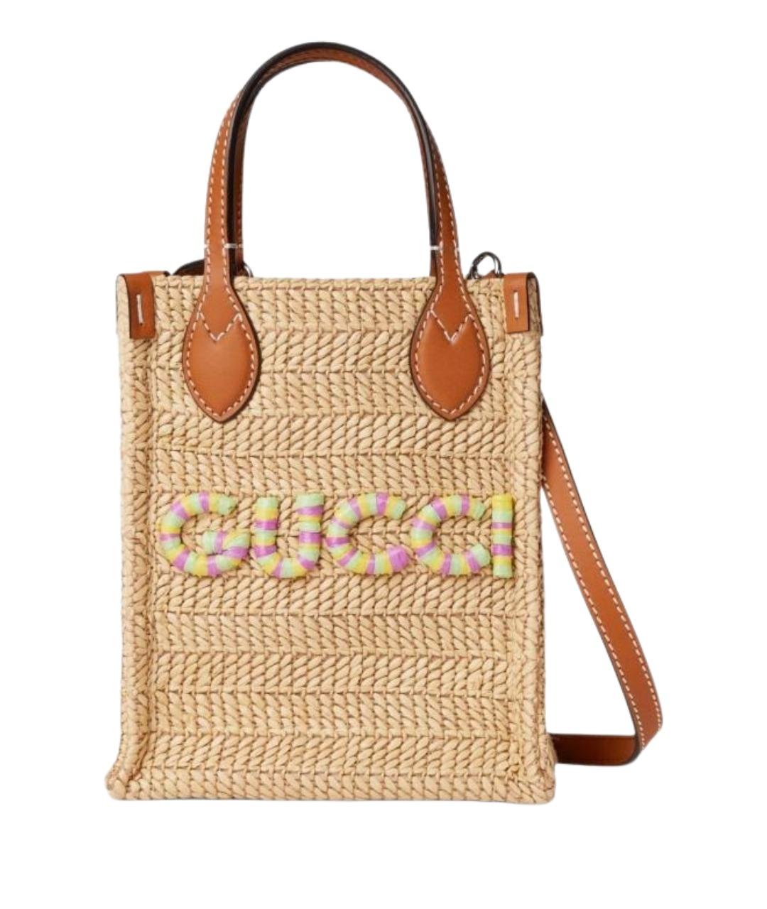 GUCCI Бежевая сумка через плечо, фото 1