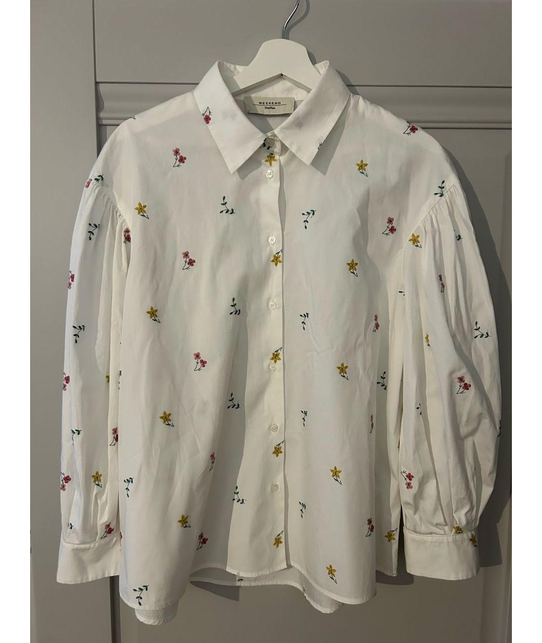 WEEKEND MAX MARA Мульти хлопковая рубашка, фото 9
