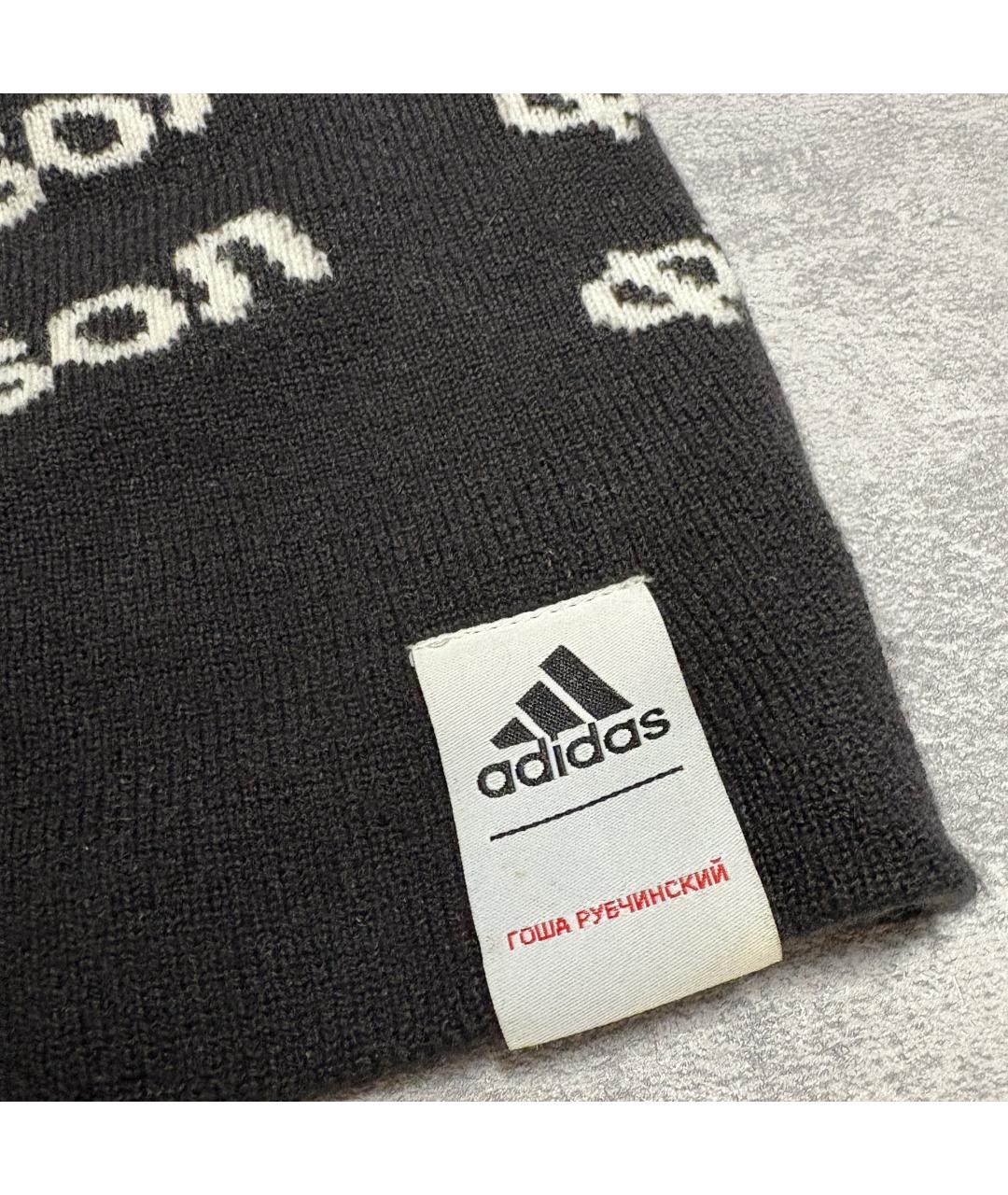 ADIDAS Черная шапка, фото 2