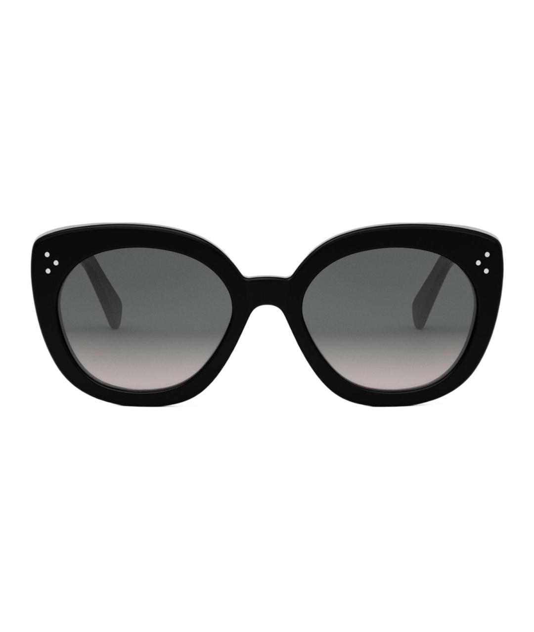 CELINE Черные пластиковые солнцезащитные очки, фото 2