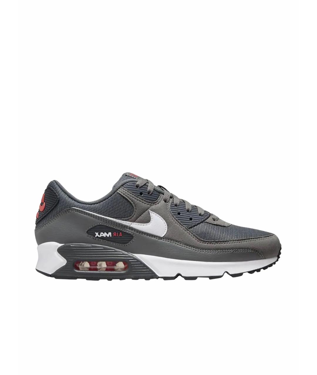 NIKE Серые низкие кроссовки / кеды, фото 1