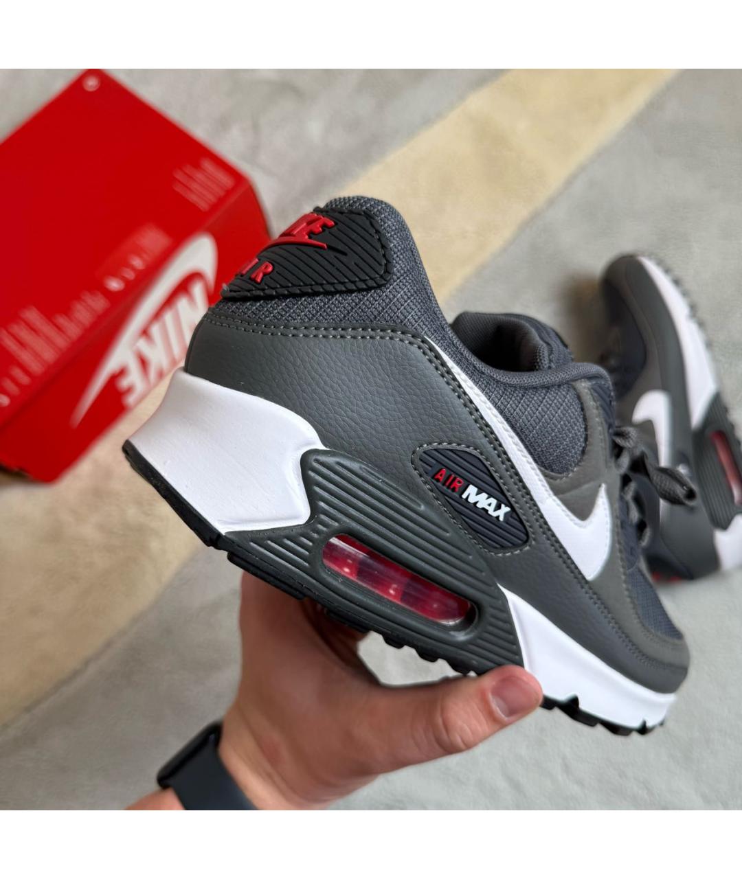NIKE Серые низкие кроссовки / кеды, фото 4