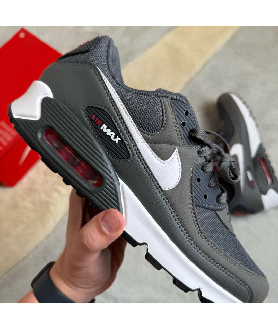 NIKE Серые низкие кроссовки / кеды, фото 5