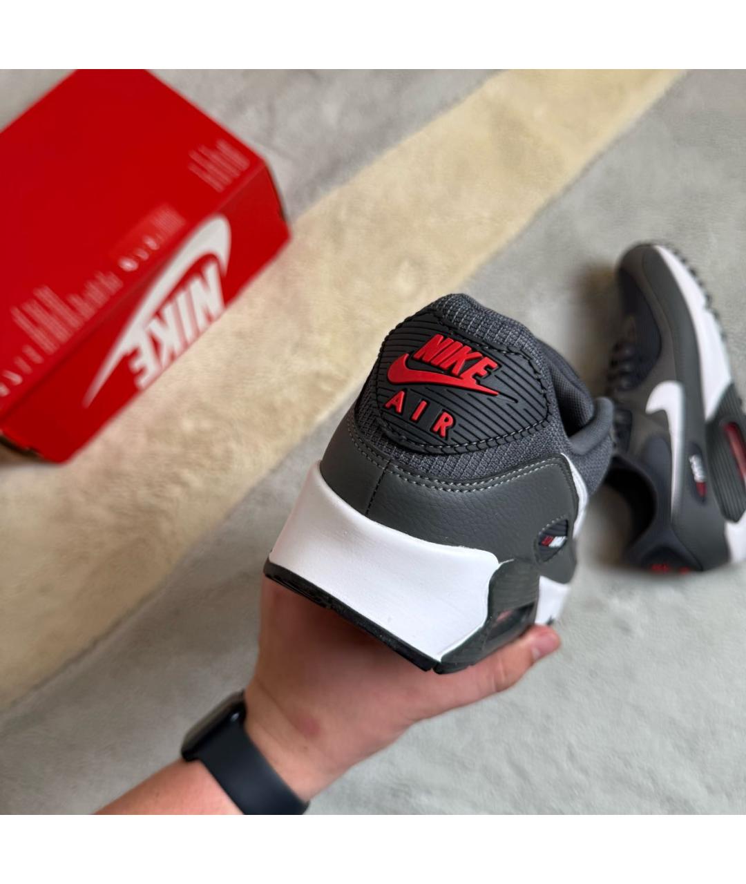 NIKE Серые низкие кроссовки / кеды, фото 3