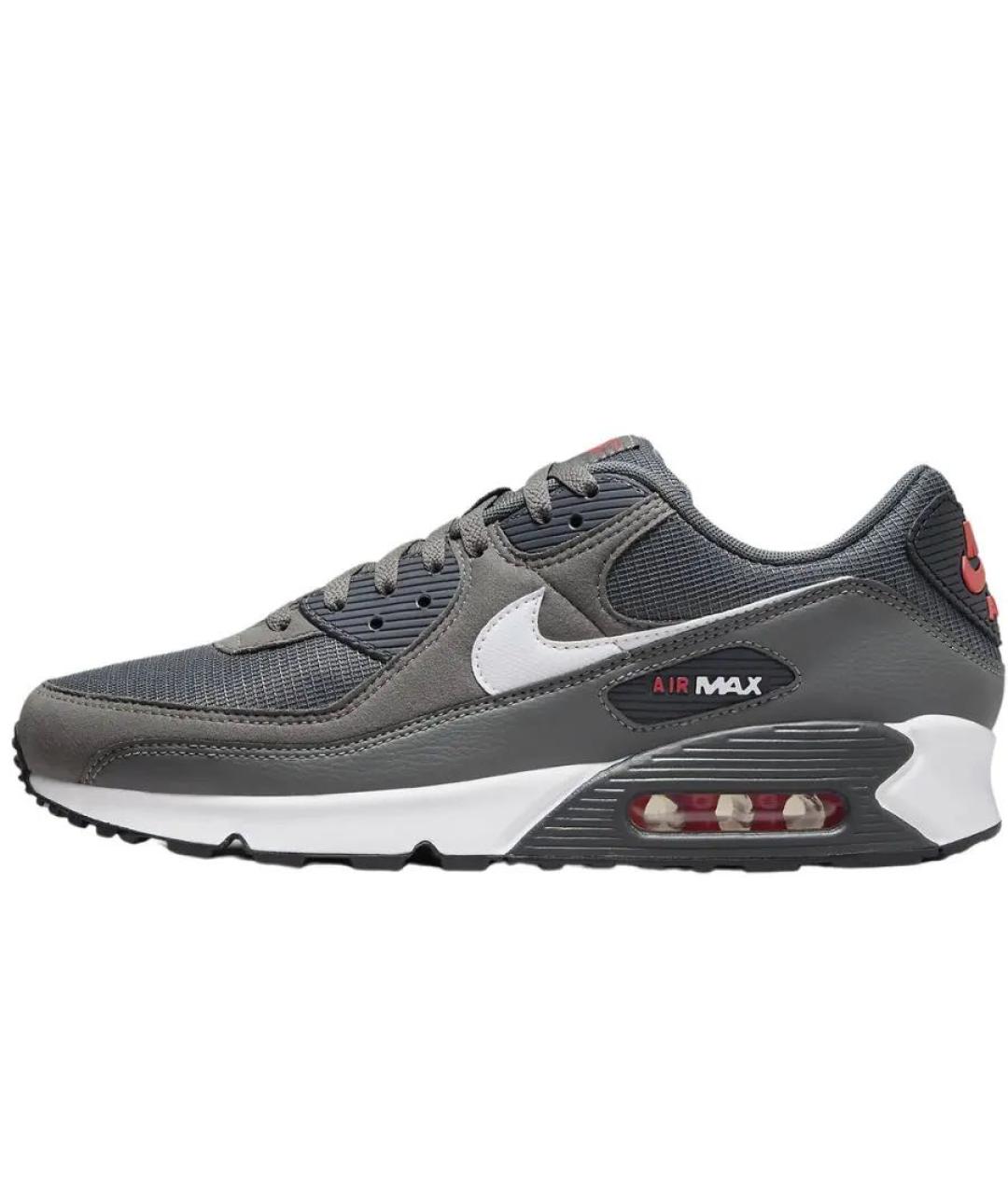 NIKE Серые низкие кроссовки / кеды, фото 9