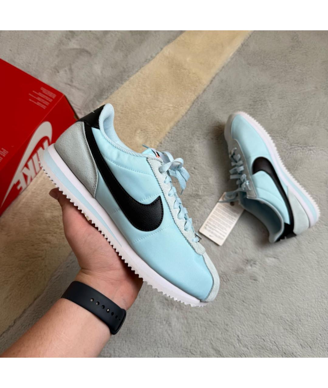 NIKE Голубые низкие кроссовки / кеды, фото 2