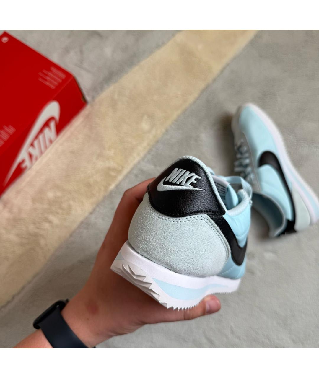NIKE Голубые низкие кроссовки / кеды, фото 3