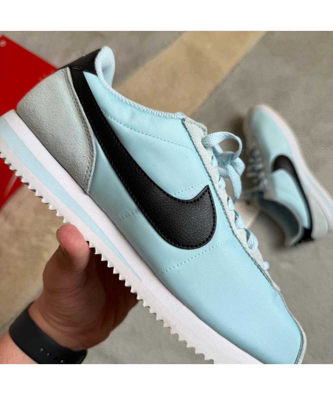 NIKE Голубые низкие кроссовки / кеды, фото 5