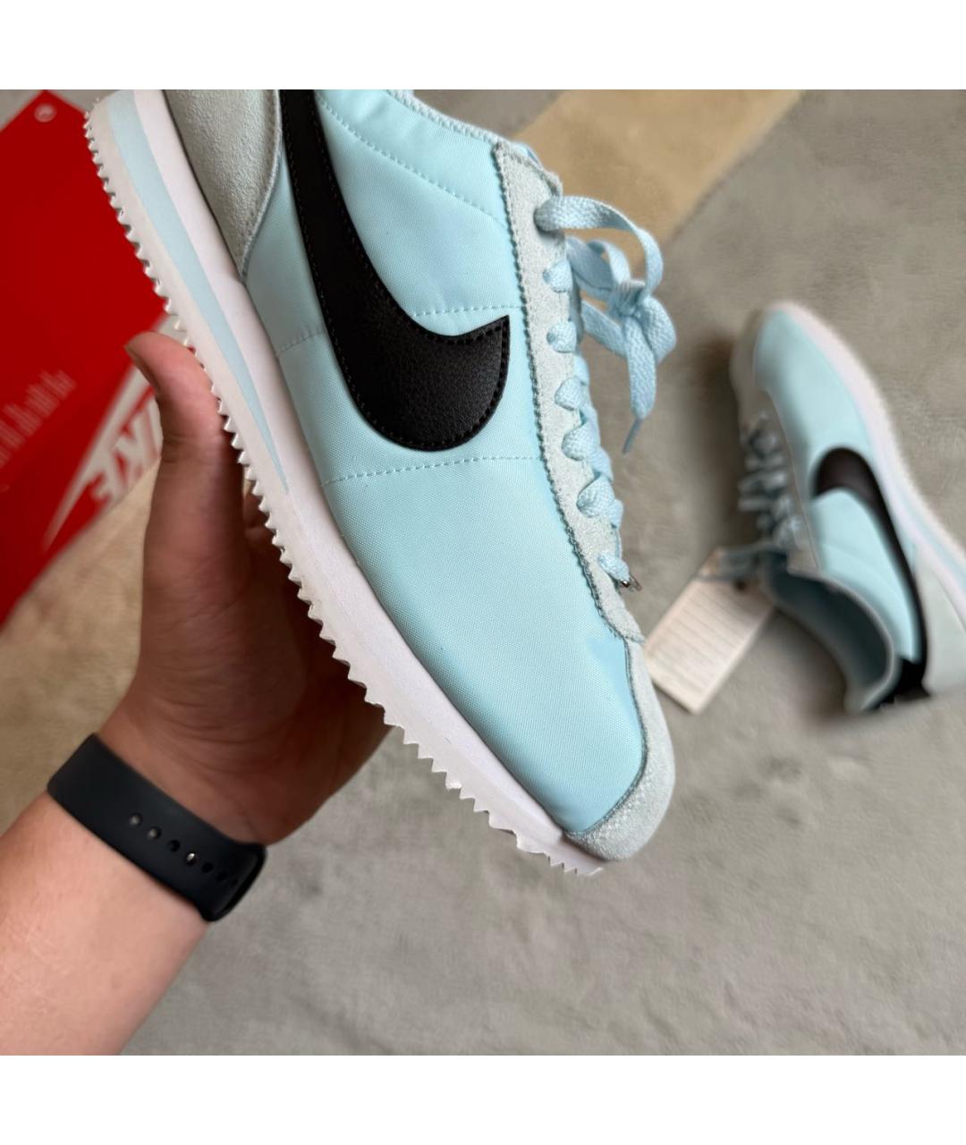 NIKE Голубые низкие кроссовки / кеды, фото 6