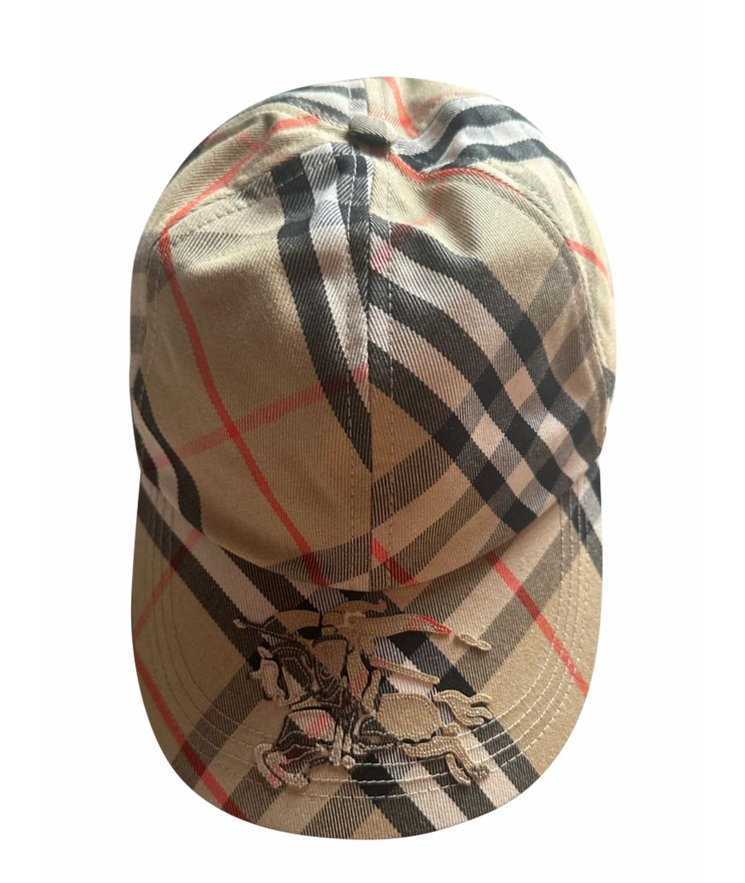 BURBERRY Коричневая кепка/бейсболка, фото 1