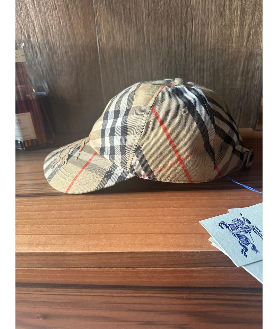 BURBERRY Коричневая кепка/бейсболка, фото 3
