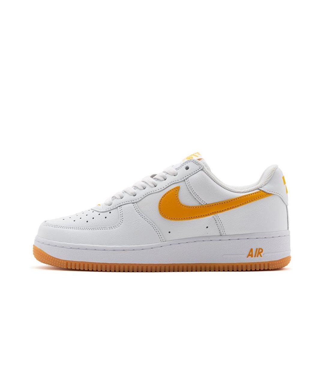NIKE Белые кожаные низкие кроссовки / кеды, фото 9