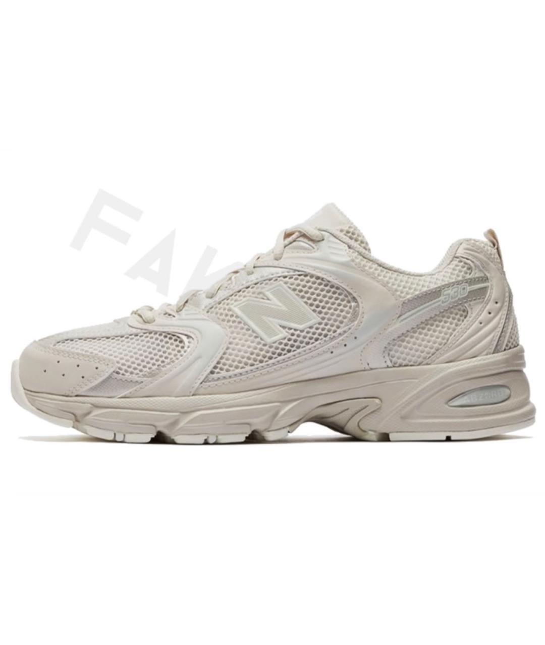 NEW BALANCE Бежевые текстильные кроссовки, фото 8
