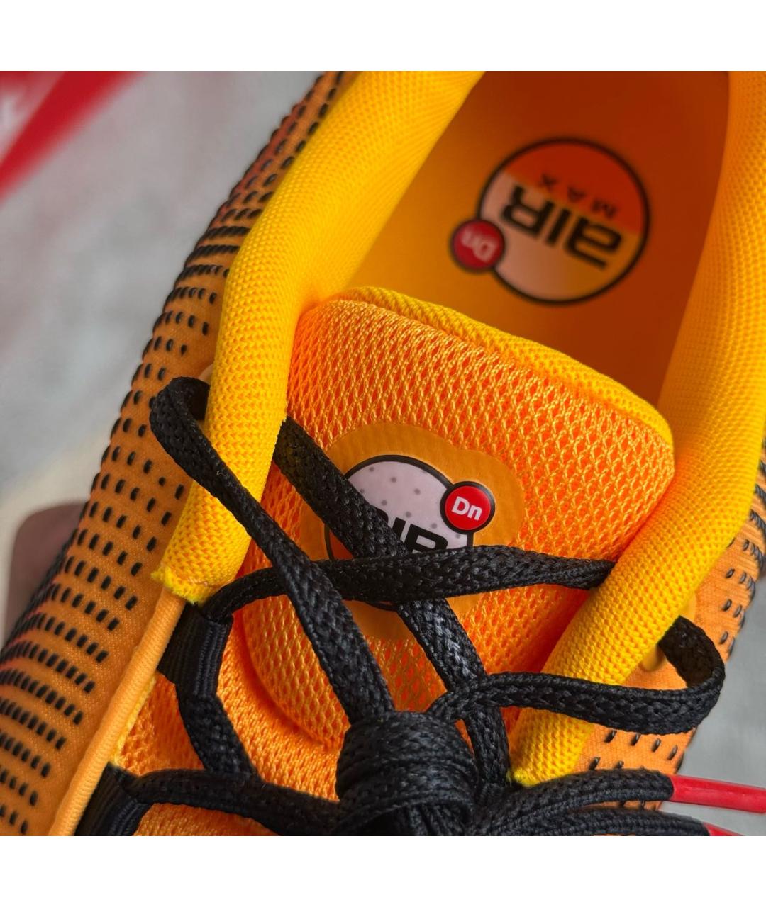 NIKE Оранжевое текстильные низкие кроссовки / кеды, фото 8