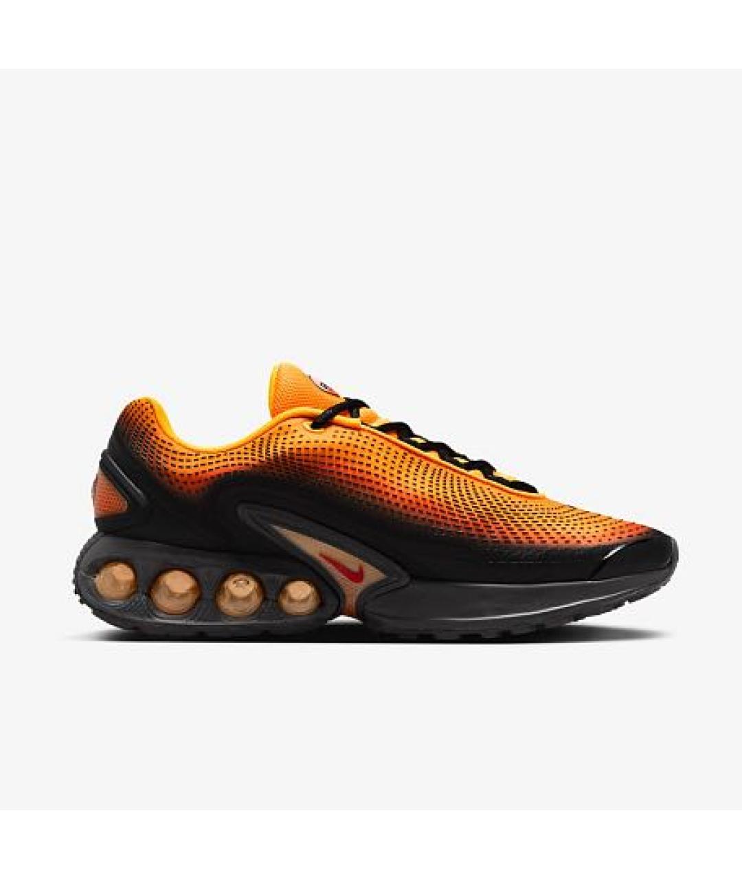 NIKE Оранжевое текстильные низкие кроссовки / кеды, фото 9