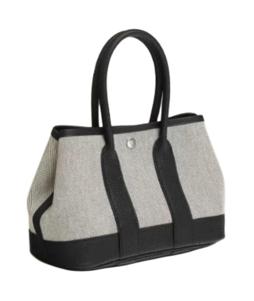 HERMES Серая сумка с короткими ручками, фото 2