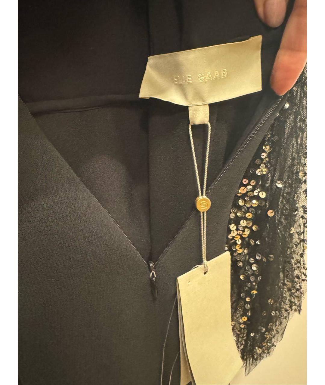 ELIE SAAB Черный полиэстеровый комбинезон, фото 4