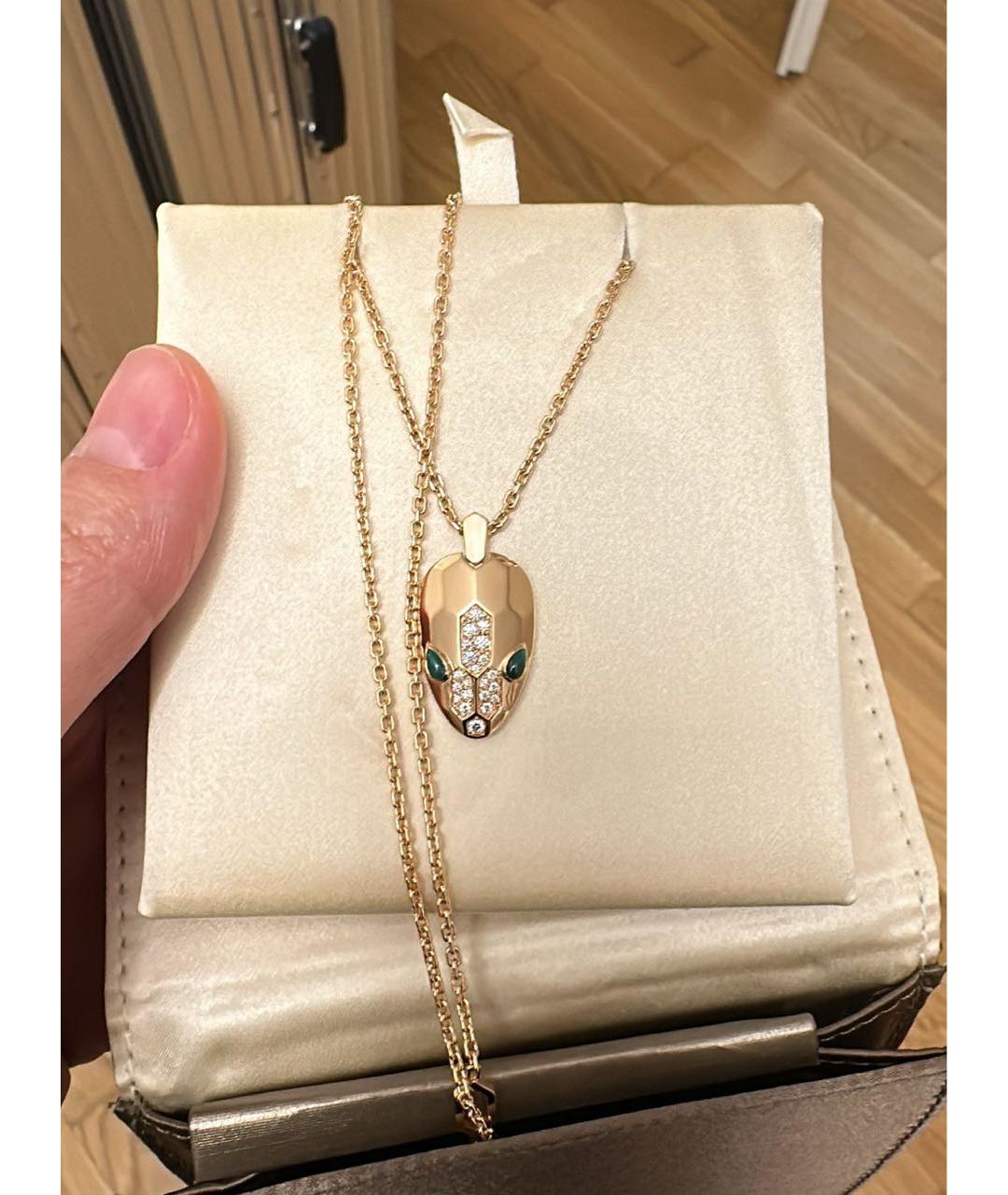 BVLGARI Золотая подвеска из желтого золота, фото 2