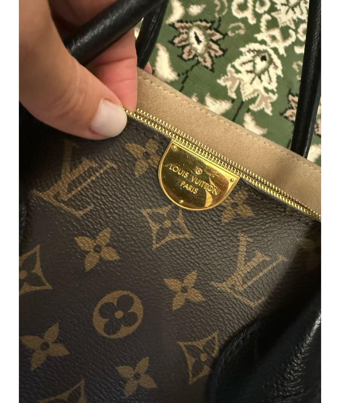LOUIS VUITTON Коричневая сумка тоут, фото 3