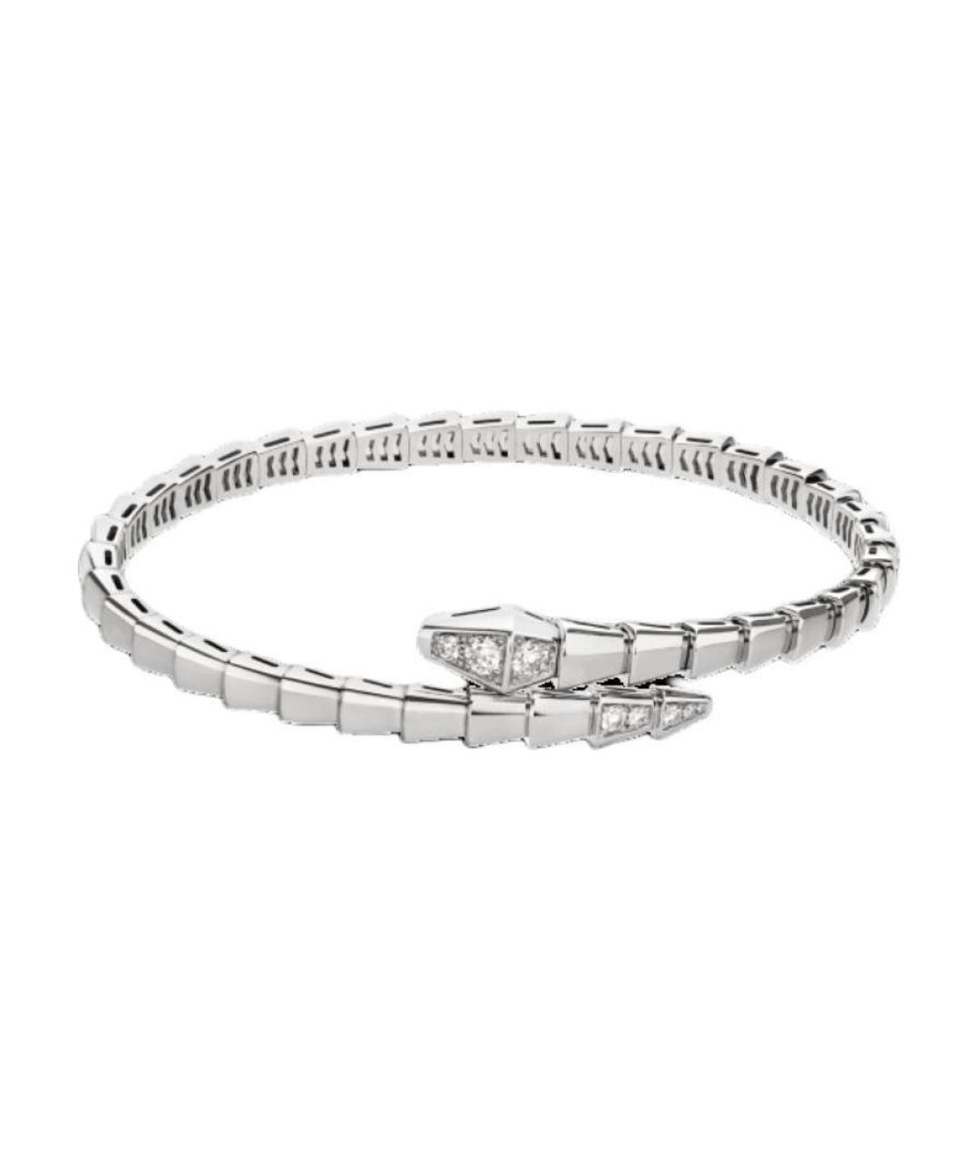 BVLGARI Серебрянный браслет из белого золота, фото 1