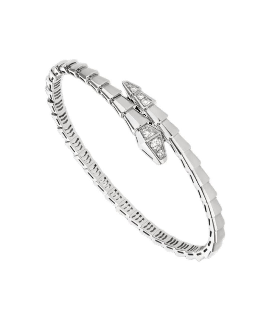 BVLGARI Серебрянный браслет из белого золота, фото 3