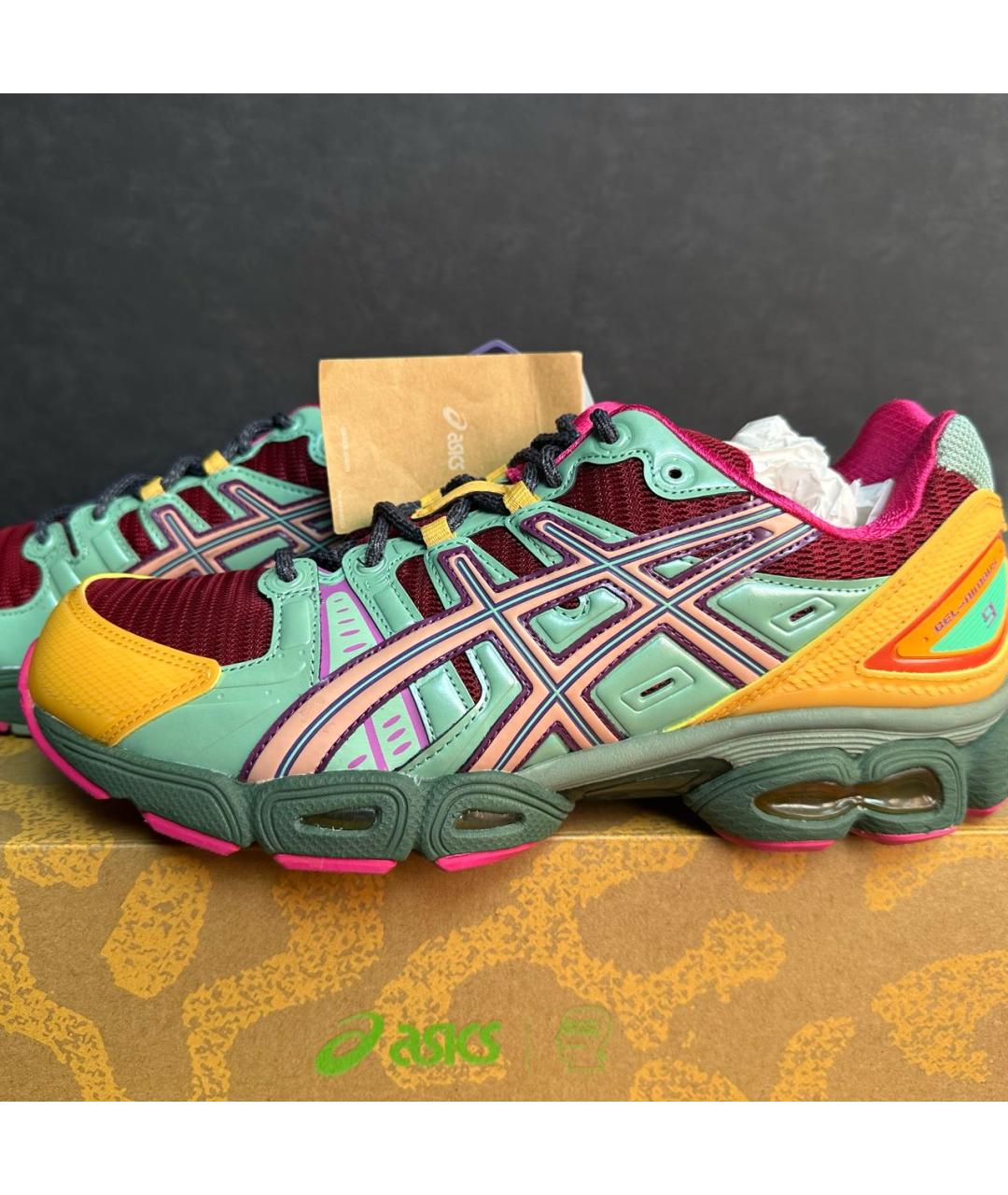 ASICS Мульти синтетические низкие кроссовки / кеды, фото 9
