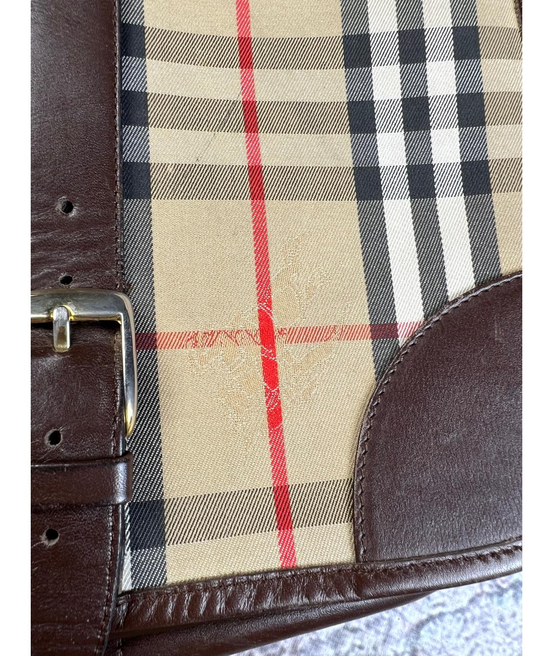 BURBERRY Кожаная сумка через плечо, фото 4