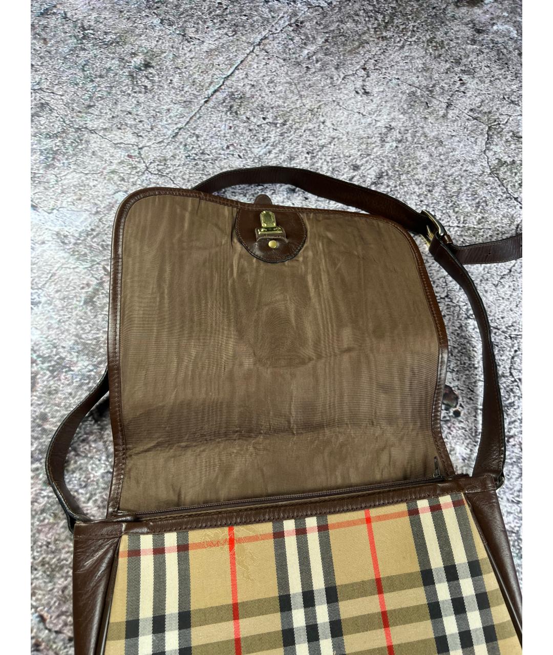 BURBERRY Кожаная сумка через плечо, фото 7