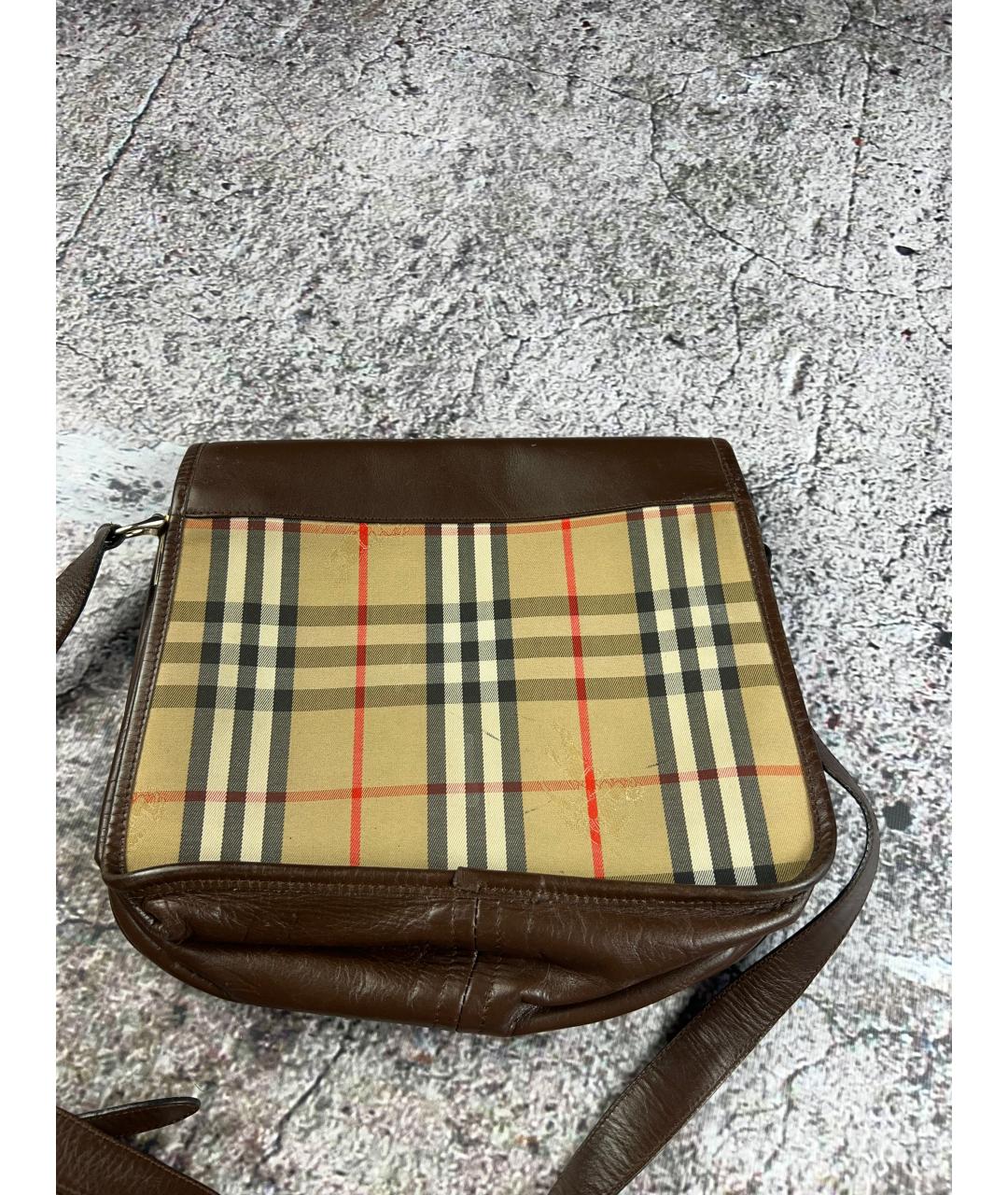 BURBERRY Кожаная сумка через плечо, фото 6